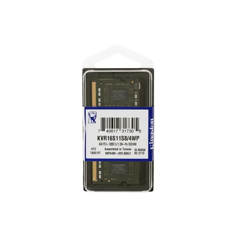 Оперативная память 4 Gb 1600 MHz Kingston (KVR16S11S8/4WP)