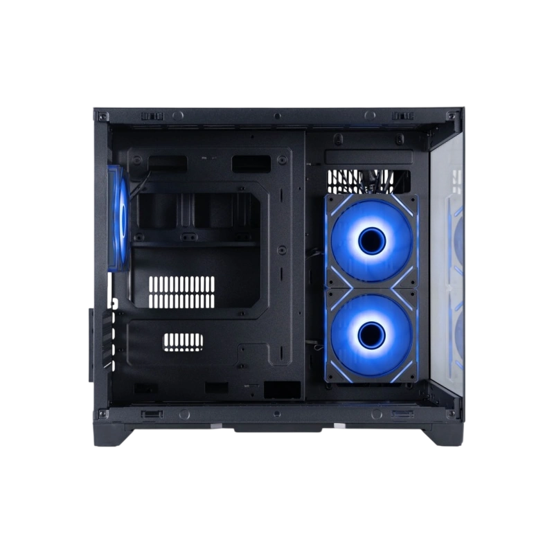 Компьютерный корпус 1STPLAYER MEGAVIEW MV6-TP ARGB Black (MV6-TP-BK-2FC7R-1FC7)