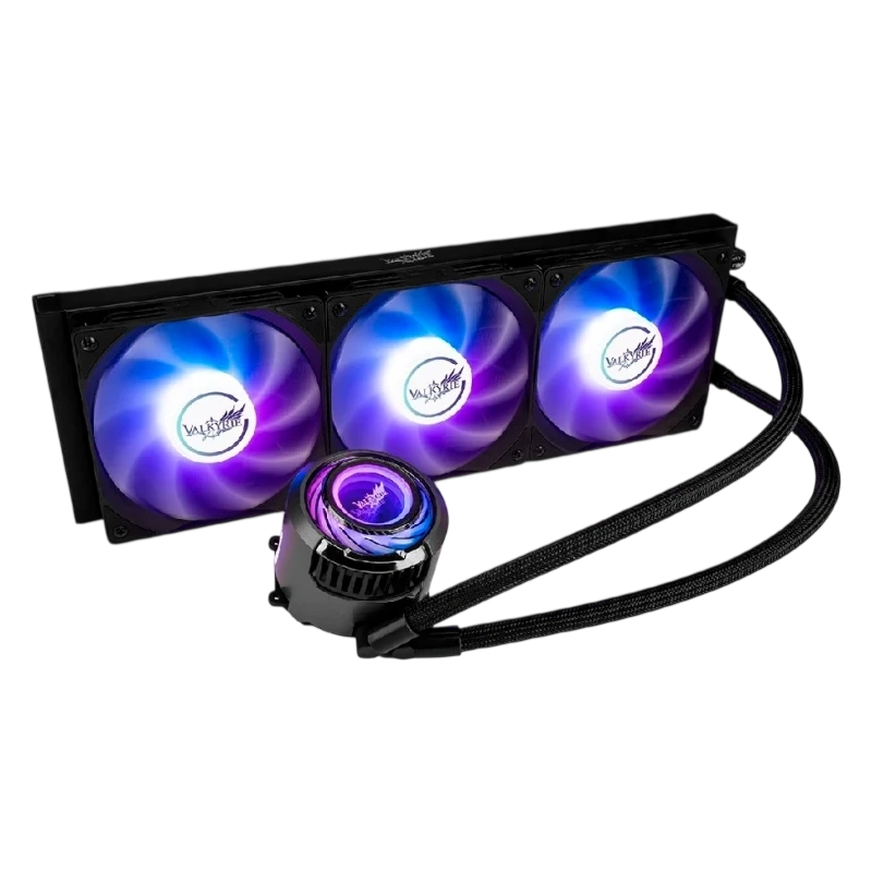 Система жидкостного охлаждения для процессора Valkyrie Jarn 360 ARGB Black (HW C360)