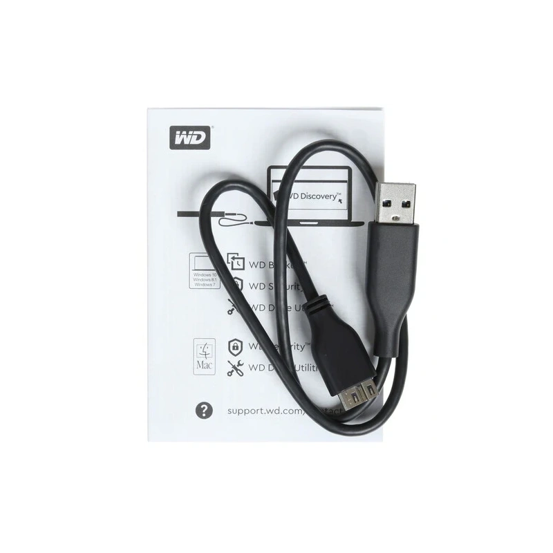 Внешний HDD Western Digital 1000 Gb My Passport Black (WDBYVG0010BBK-WESN) BOX