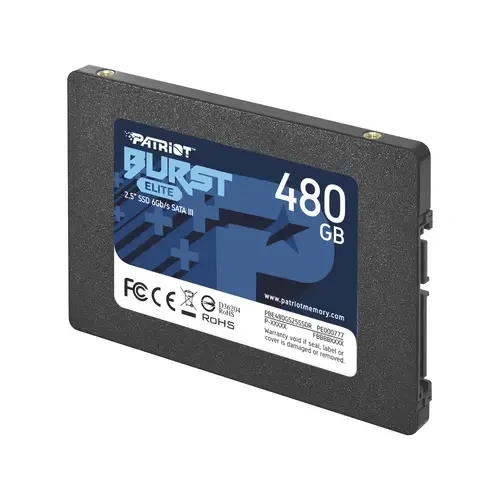 Твердотельный накопитель Patriot 480 Gb BURST E (PBE480GS25SSDR) BOX