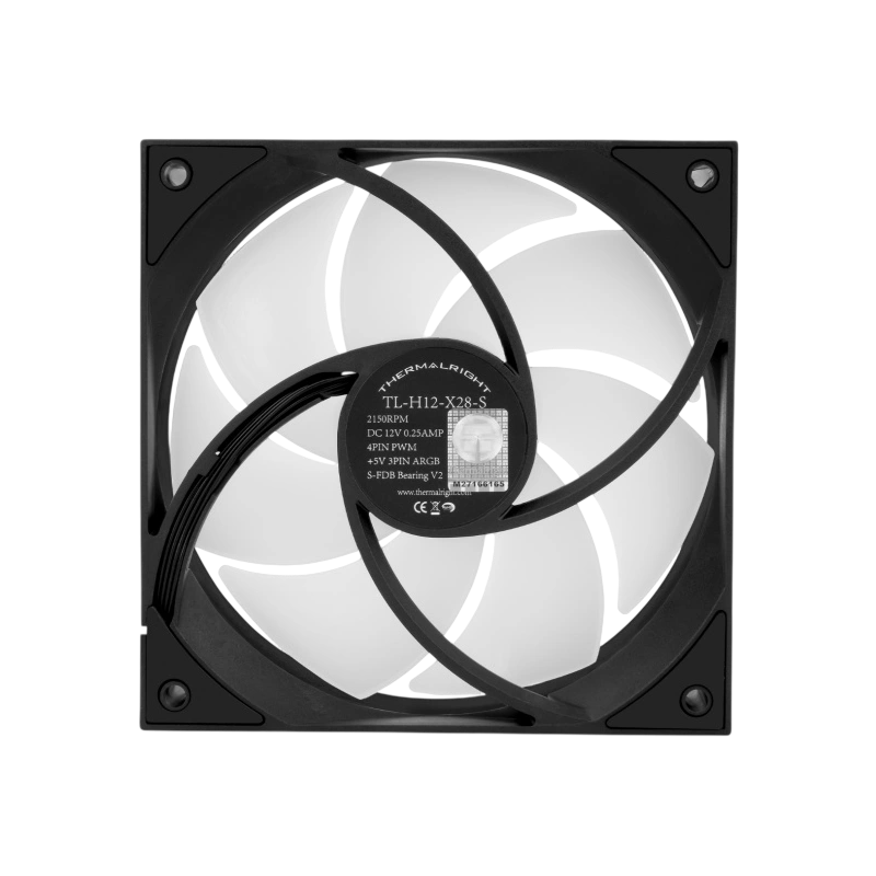 Вентилятор для корпуса Thermalright TL-H12-X28-S ARGB Black (TRTLH12X28S)