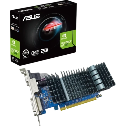 Видеокарта ASUS (GT710-SL-2GD5-BRK-EVO) GeForce GT 710 2GB EVO PASSIVE 90YV0ALA-M0NA00