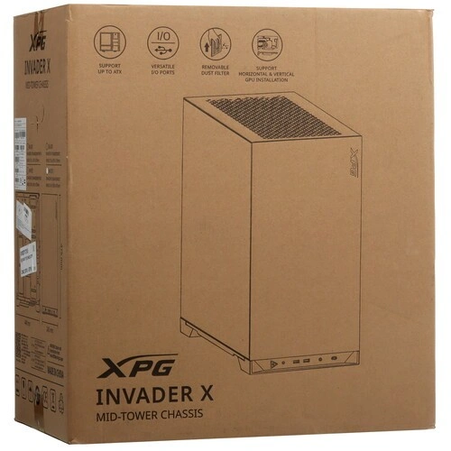 Компьютерный корпус ADATA XPG INVADER X TG RGB White (INVADERXMT-WHCWW) документация