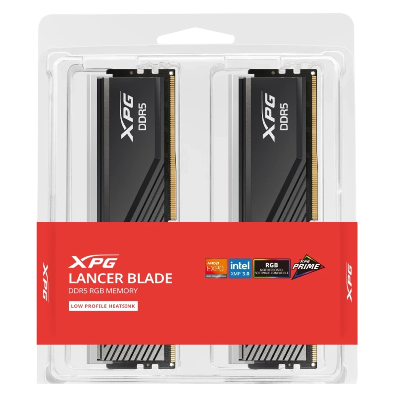 Оперативная память 32 Gb 6400 MHz ADATA XPG LANCER Blade RGB Black (AX5U6400C3216G-DTLABRBK)