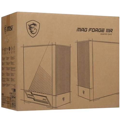 Компьютерный корпус MSI MAG FORGE 111R ARGB TG Window Brown (306-7G16X21-809)
