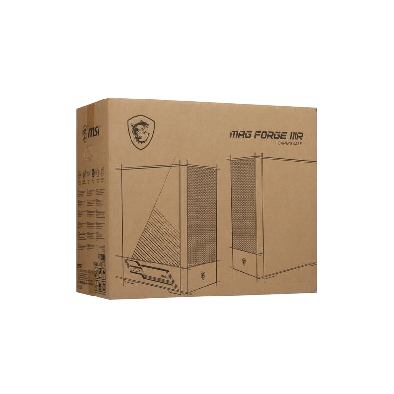 Компьютерный корпус MSI MAG FORGE 111R ARGB TG Window Brown (306-7G16X21-809)