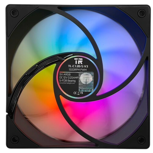 Вентилятор для корпуса Thermalright TL-C12B-S V3 ARGB (TRTLC12BSV3)