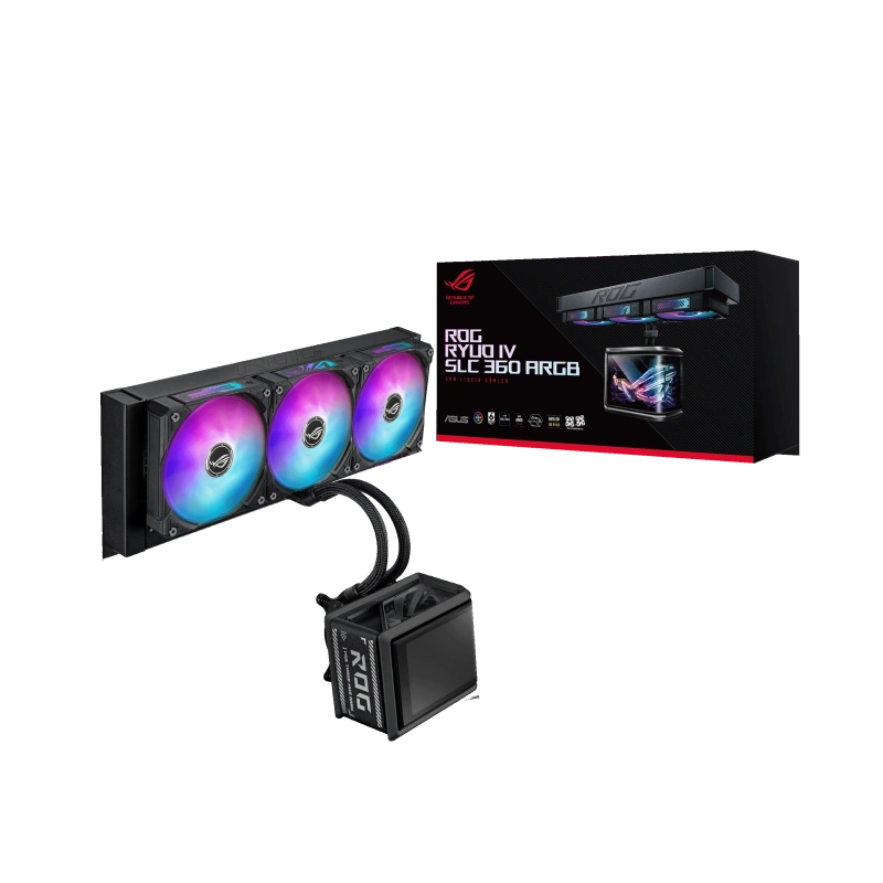 Система жидкостного охлаждения для процессора ASUS ROG RYUO IV SLC 360 ARGB Black (90RC0151-B0EAY0)