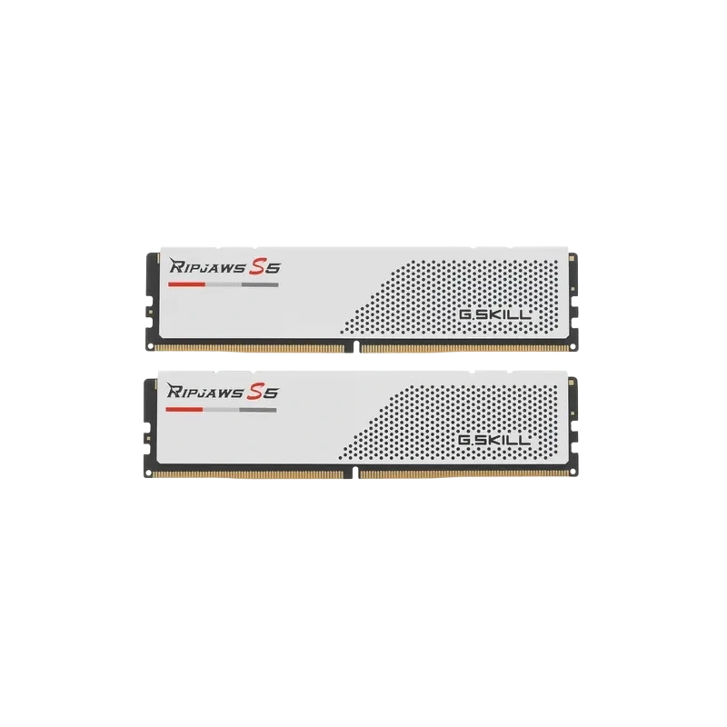 Оперативная память 64 Gb 6000 MHz G.Skill RIPJAWS S5 White (F5-6000J3040G32GX2-RS5W)