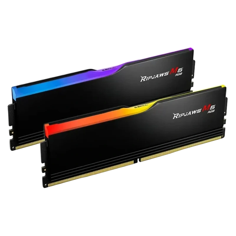 Оперативная память 64 Gb 6000 MHz G.Skill RIPJAWS M5 RGB Black (F5-6000J3040G32GX2-RM5RK)
