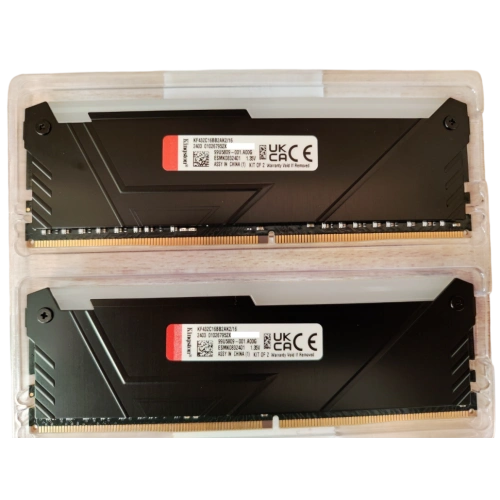 Оперативная память 16 Gb 3200 MHz Kingston FURY Beast RGB XMP Black (KF432C16BB2AK2/16)