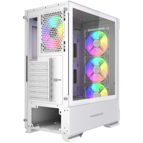 Компьютерный корпус Powercase Mistral AZ4W ARGB TG White (CMAZW-A4)