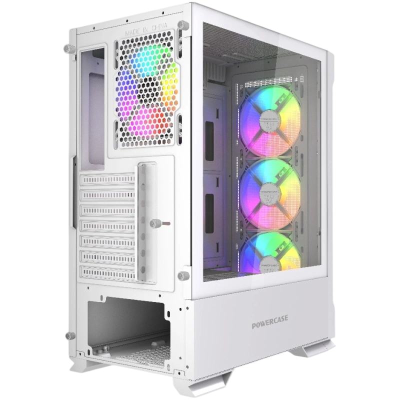 Компьютерный корпус Powercase Mistral AZ4W ARGB TG White (CMAZW-A4)