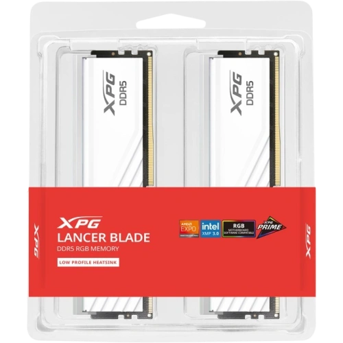 Оперативная память 32 Gb 6000 MHz ADATA XPG LANCER Blade RGB White (AX5U6000C3016G-DTLABRWH)
