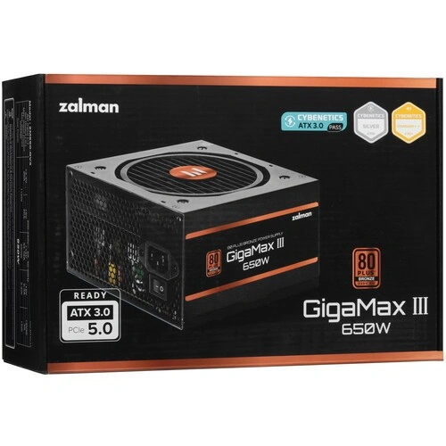 Блок питания Zalman 650W (ZM650-GV3) 16 Pin (PCIe 5.0 Connector Cable Details) документация