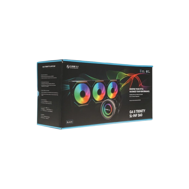 Система жидкостного охлаждения для процессора Lian Li GALAHAD II Trinity 360 SL-INF ARGB Black (GA2T36INB) (G89.GA2T36INB.R0) PWM