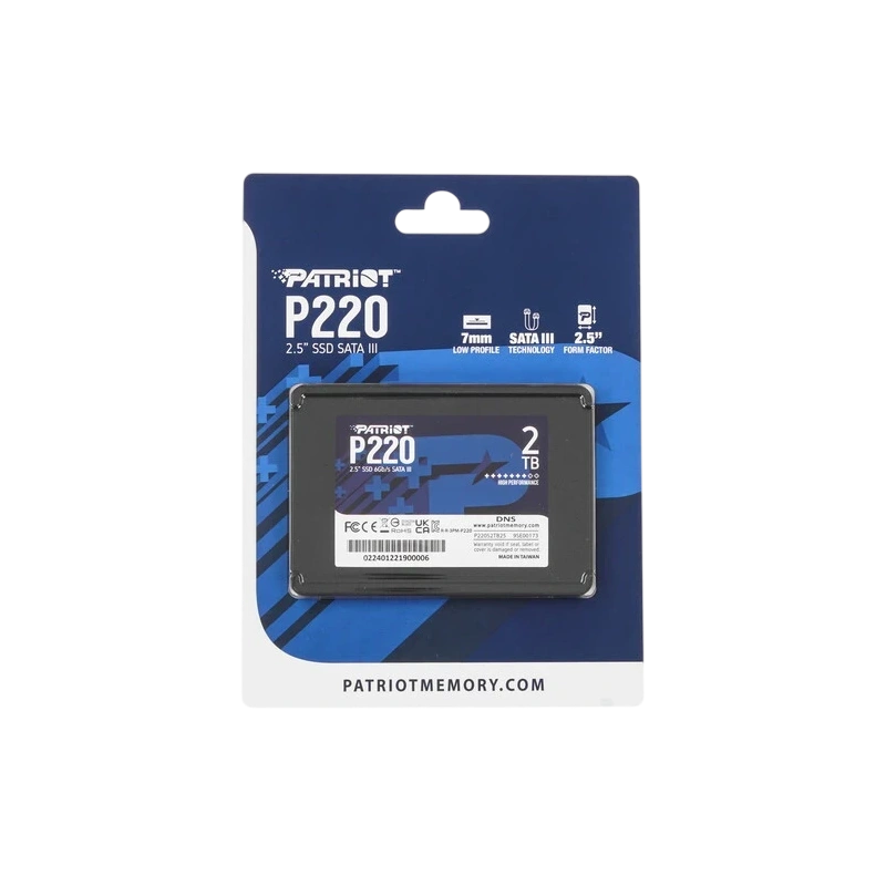 Твердотельный накопитель Patriot 2000 Gb (P220S2TB25)