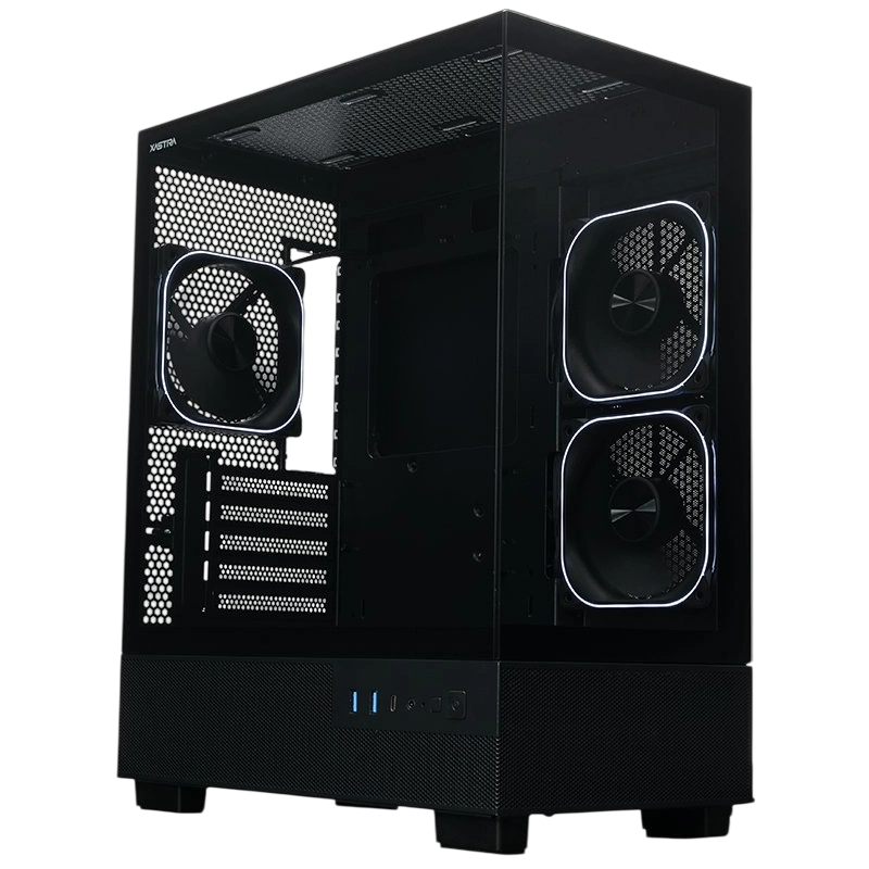 Компьютерный корпус XASTRA Q400M 3ARGB-FG-C6-UC ARGB Black (Q400M-3FG12A-C6-UC)