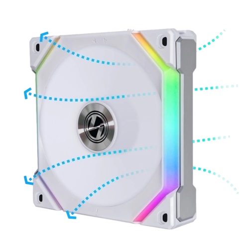 Вентилятор для корпуса UNI FAN SL Reverse ARGB White V2
