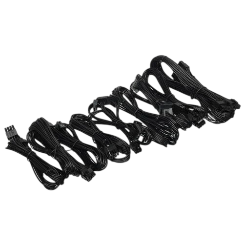 Блок питания Deepcool 850W PN850M (R-PN850M-FC0B-WGEU) 16 Pin (PCIe 5.0 Connector Cable Details) документация, кабельные стяжки, комплект кабелей, комплект крепежа