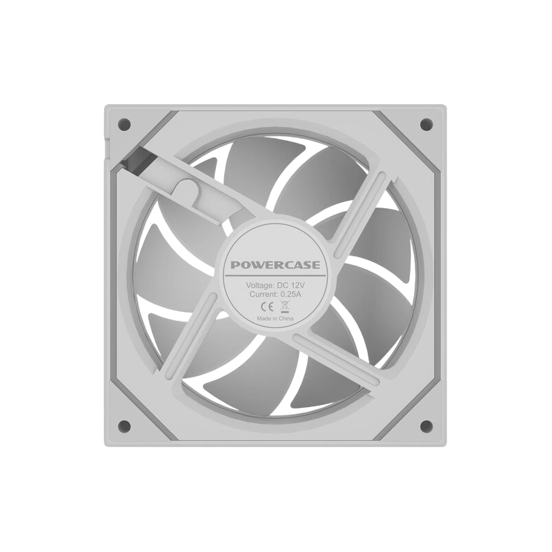 Вентилятор для корпуса Powercase (M52-12W ARGB) White
