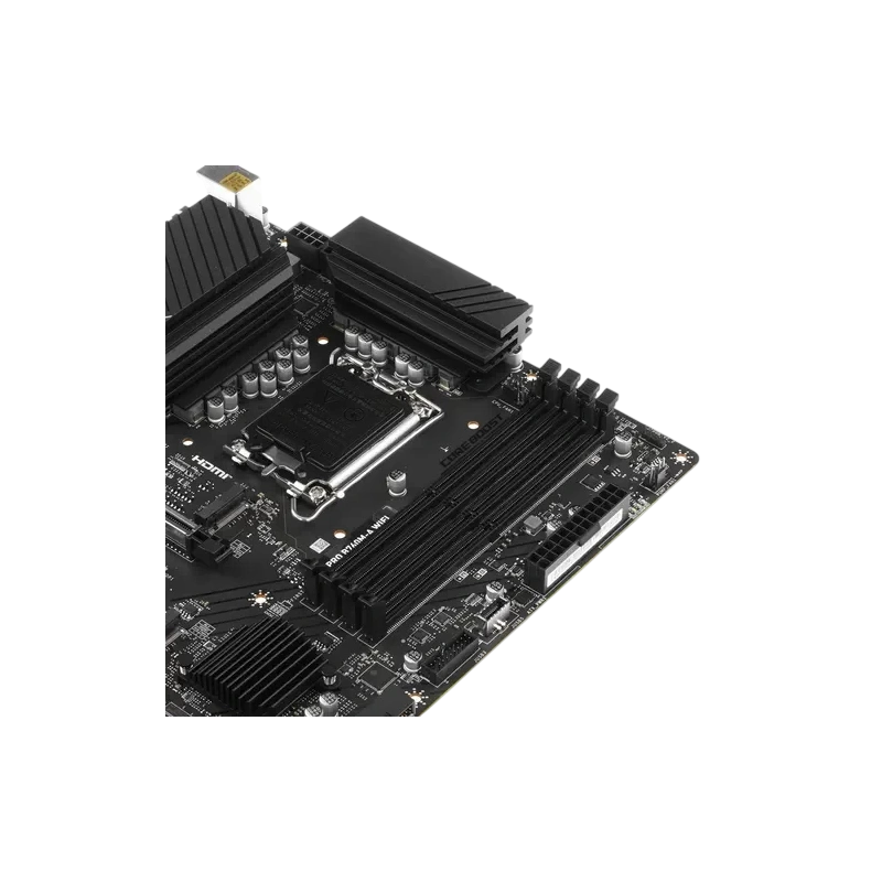 Материнская плата MSI PRO B760M-A WIFI антенна Wi-Fi, документация, задняя планка, кабель SATA, крепеж для разъема M.2