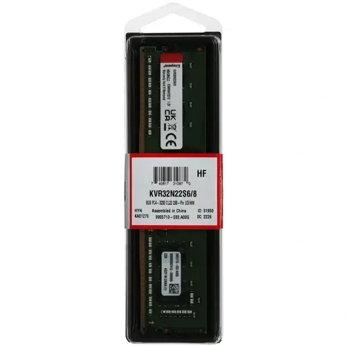 Оперативная память 8 Gb 3200 MHz Kingston (KVR32N22S6/8)