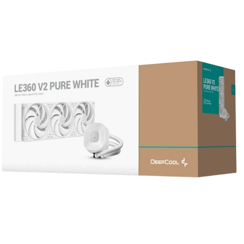 Система жидкостного охлаждения для процессора Deepcool LE360 V2 PURE White