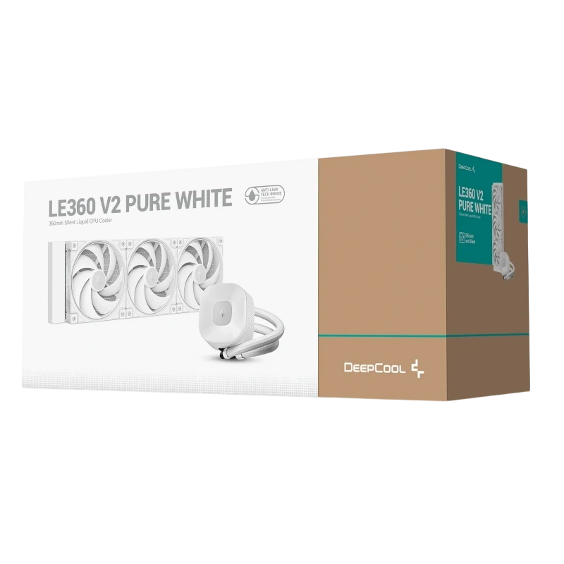 Система жидкостного охлаждения для процессора Deepcool LE360 V2 PURE White