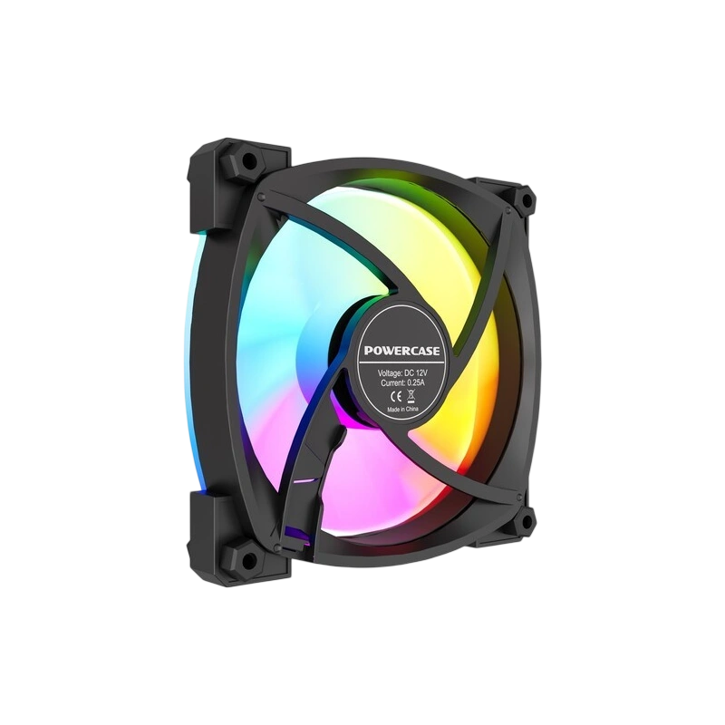 Вентилятор для корпуса Powercase (M55MR-12 ARGB) Black