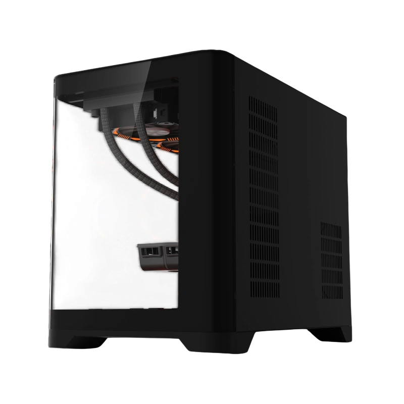 Компьютерный корпус 1STPLAYER UVIEW UV6 Black (UV6-BK)