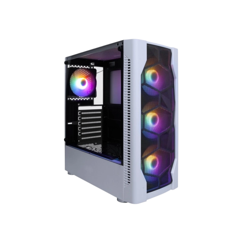 Компьютерный корпус 1STPLAYER DK D4 FRGB White (D4-WH-4F1)