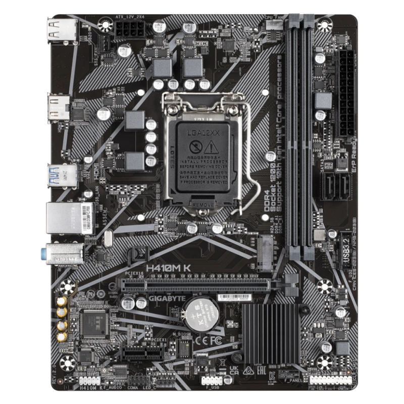 Материнская плата Gigabyte H410M K 2.0 документация