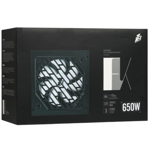Блок питания 1STPLAYER 650W FK Black (PS-650FK)