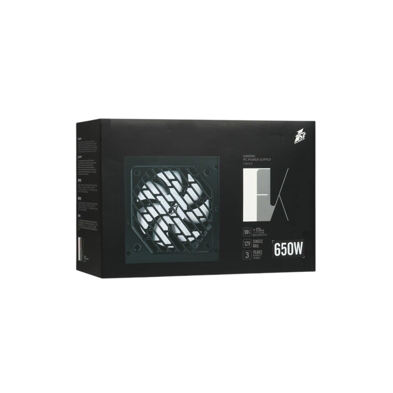 Блок питания 1STPLAYER 650W FK Black (PS-650FK)