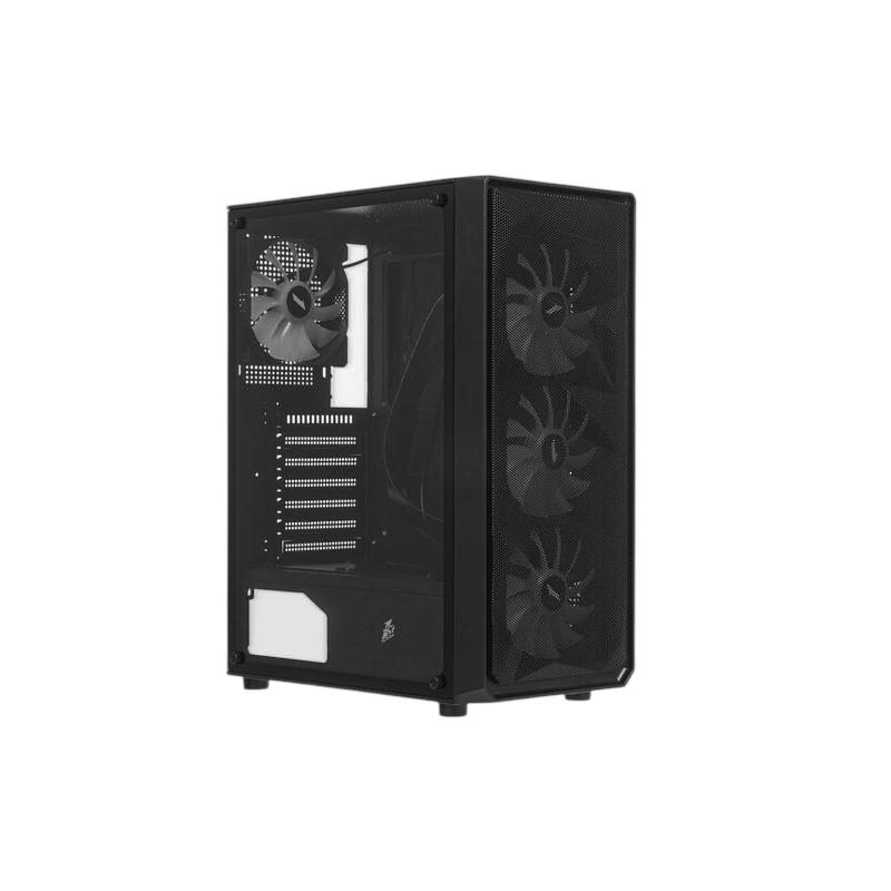 Компьютерный корпус 1STPLAYER FD3 FRGB Black (FD3-BK-4F1)