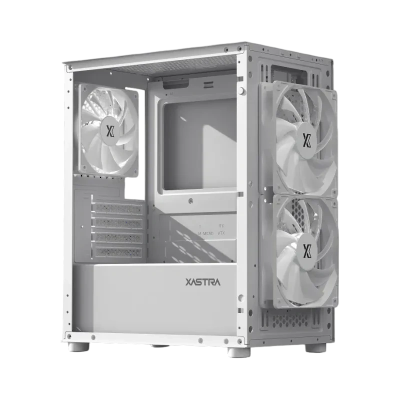 Компьютерный корпус XASTRA A303M TG 3FRGB White (A303M-2FC14F-1FC12F-D-WH)