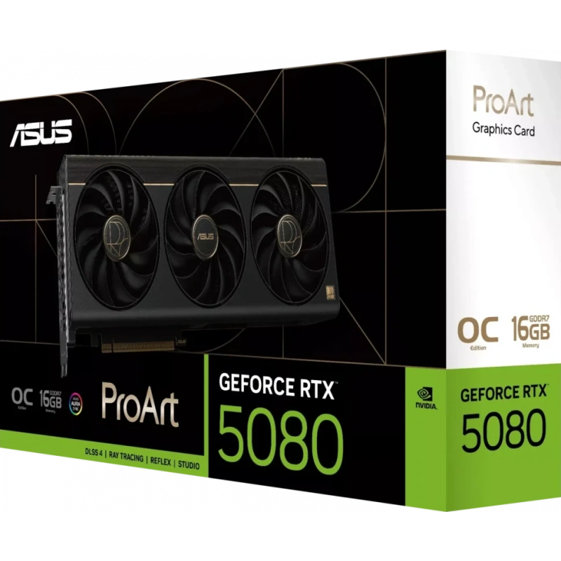 Видеокарта ASUS (PROART-RTX5080-O16G) GeForce RTX 5080 16GB PROART OC 16GB (90YV0N30-M0NA00)