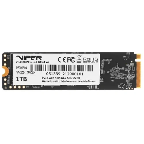 Твердотельный накопитель Patriot 1000 Gb VIPER (VP4300-1TBM28H)