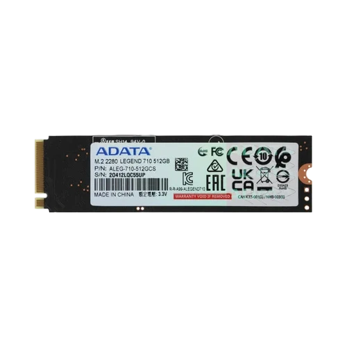 Твердотельный накопитель ADATA XPG 512 Gb LEGEND 710 (ALEG-710-512GCS) BOX