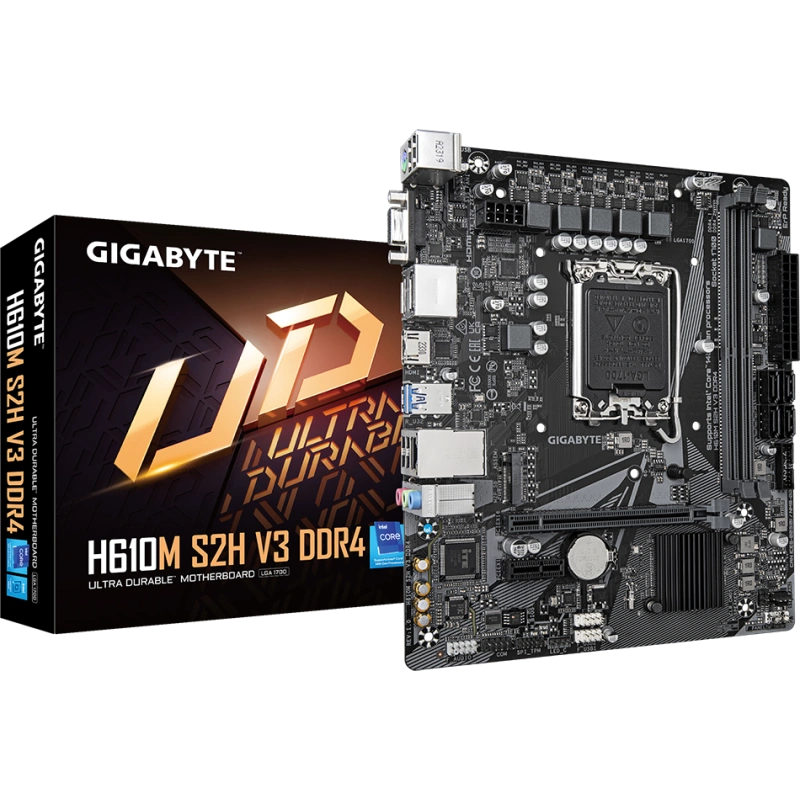 Материнская плата Gigabyte H610M S2H V3 DDR4 документация