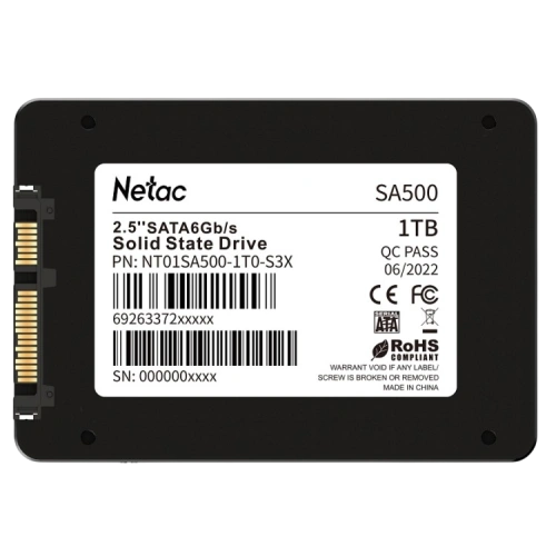 Твердотельный накопитель NETAC 1000 Gb SA500 (NT01SA500-1T0-S3X)