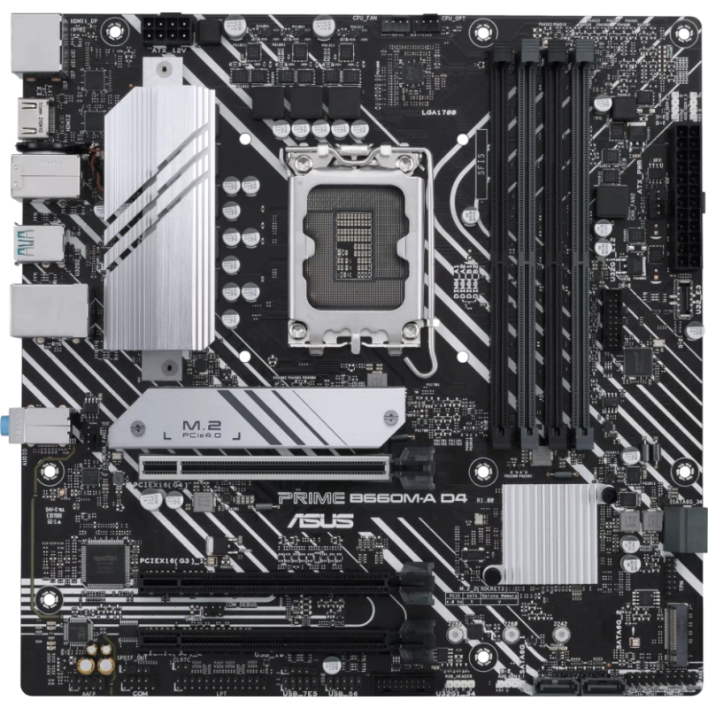 Материнская плата ASUS PRIME B660M-A D4-CSM (90MB19K0-M1EAYC)
