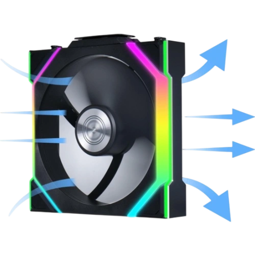 Комплект вентиляторов для корпуса Lian Li UNI FAN SL WIRELESS 120 ARGB Black 12SL1W3B (G99.12SL1W3B.R0) документация, набор кабелей