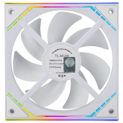 Вентилятор для корпуса Thermalright TL-M12W-S ARGB White (TRTLM12WS)