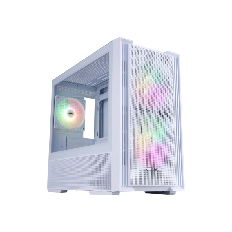 Компьютерный корпус 1STPLAYER AU6 ARGB White (AU6-WH-2FA7-14-W-2FA7R-W-1FA7-W)
