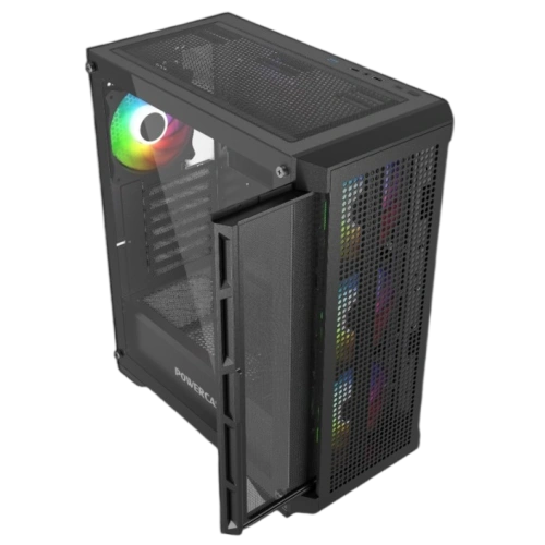 Компьютерный корпус Powercase ULTIMATE TG ARGB Black (CUB-A4)