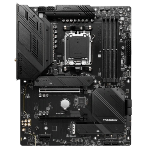 Материнская плата MSI MAG B650 TOMAHAWK WIFI антенна Wi-Fi, документация, кабель SATA, комплект наклеек