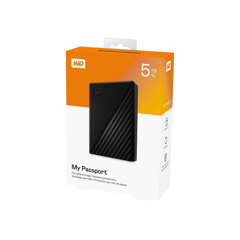 Внешний HDD Western Digital 5000 Gb Black (WDBPKJ0050BBK-WESN)